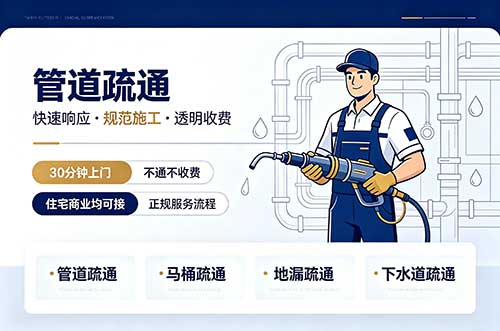 沙坪坝管道疏通