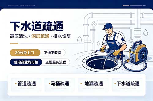 沙坪坝下水道疏通