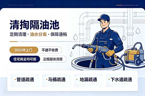 沙坪坝清掏隔油池